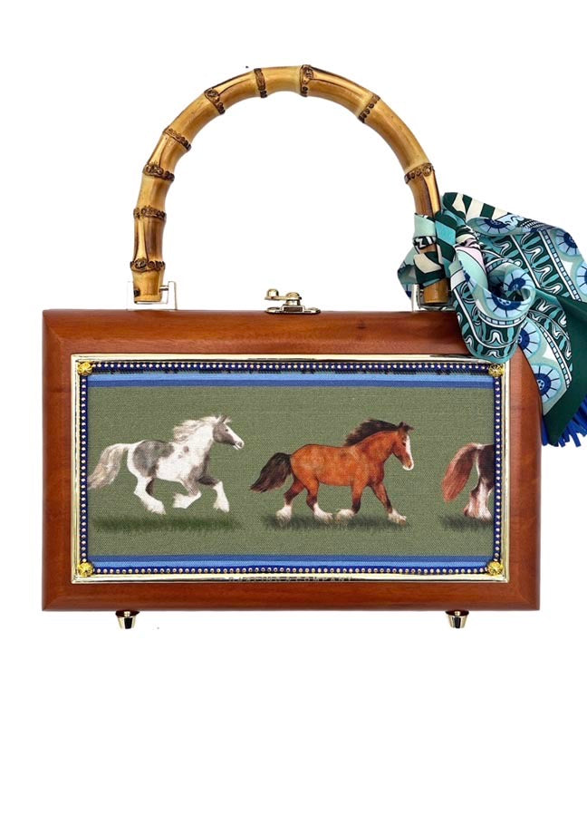 Gypsy Vanner with Bit Bag