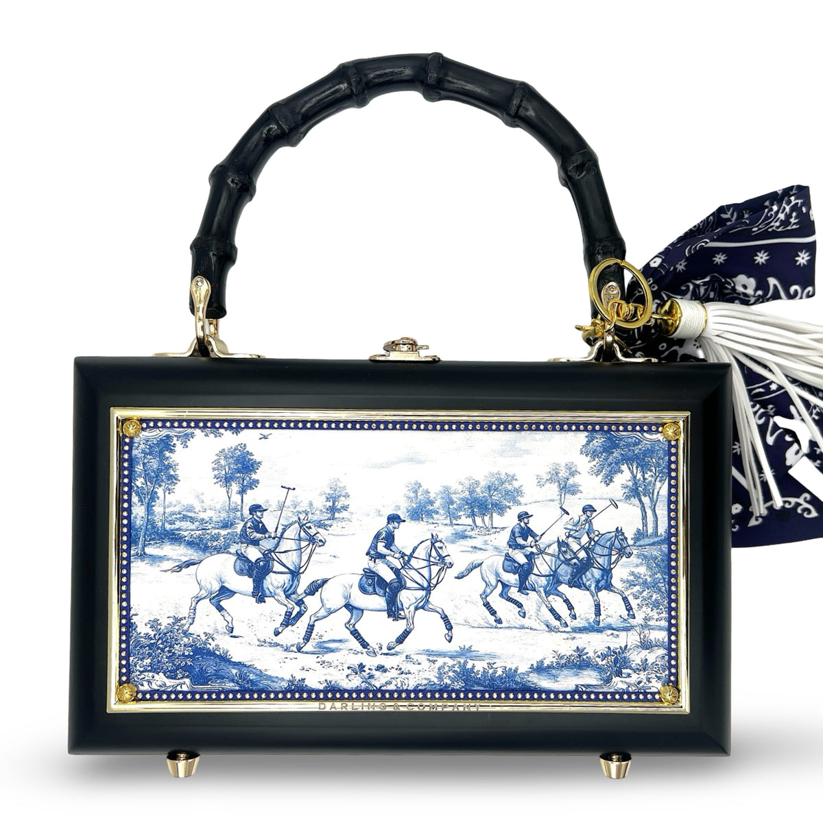 Blue Polo Toile Bag