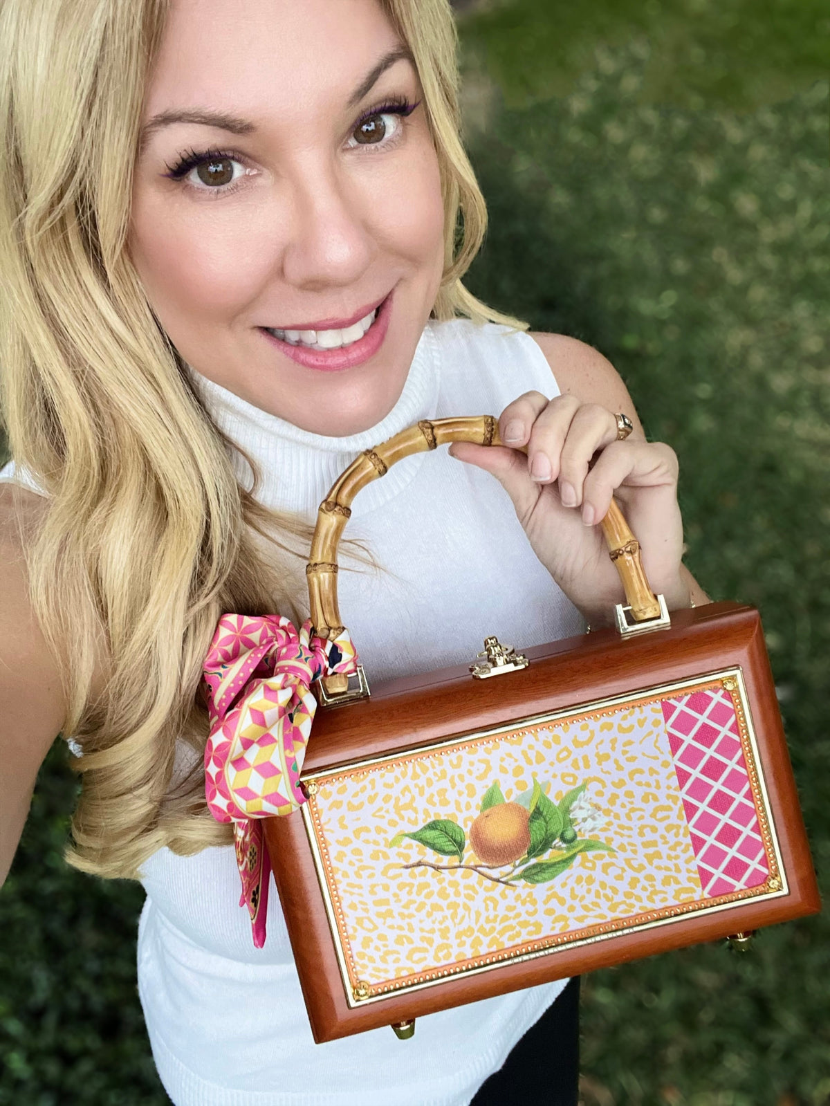 Citrus Preppy Chic Bag