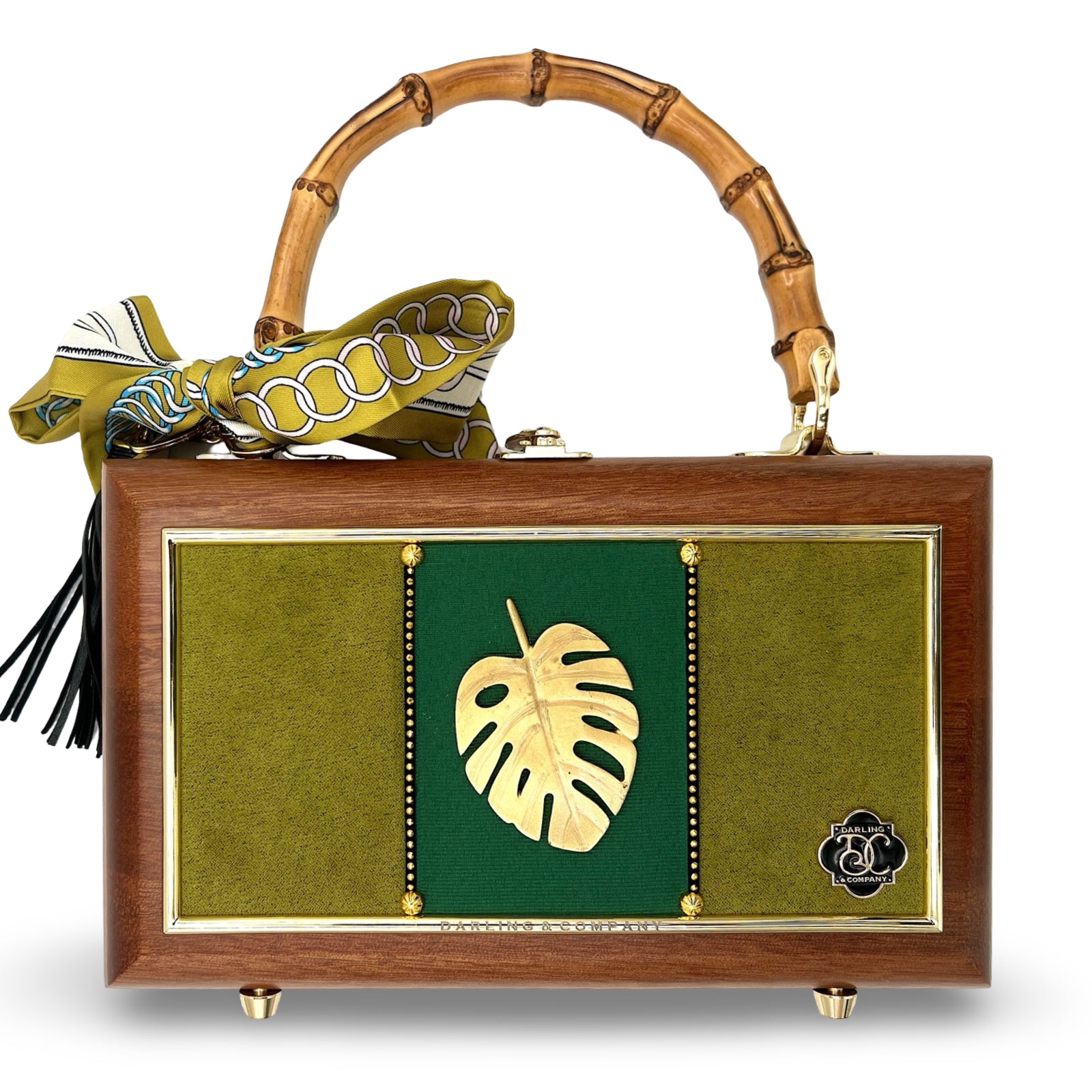 Golden Monstera Bag