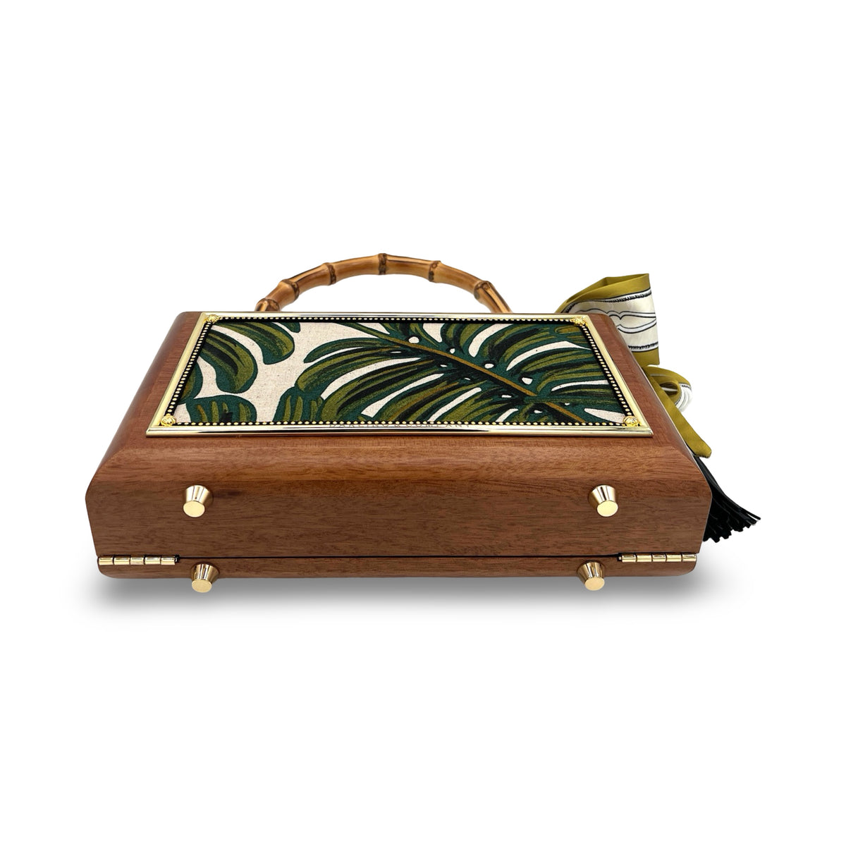 Golden Monstera Bag