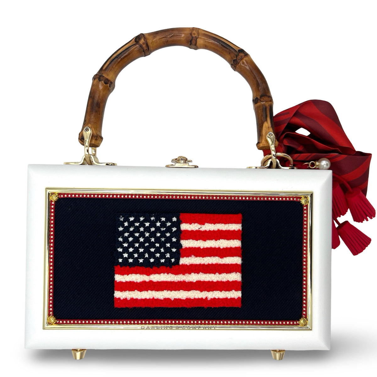 Grand Old Flag on White Bag