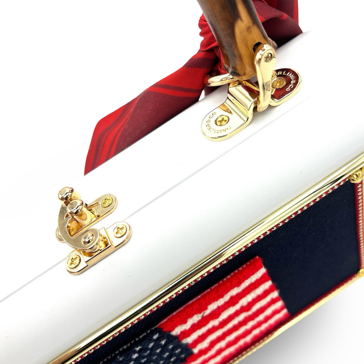 Grand Old Flag on White Bag