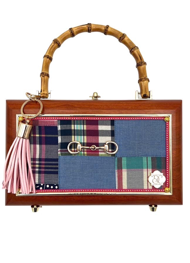 Vintage Long Island Postcard Bag - Brown