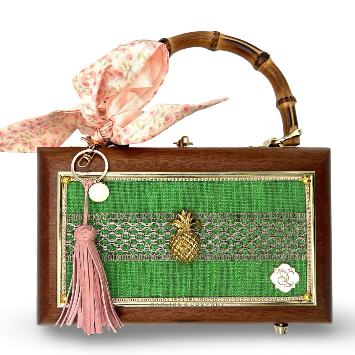 Pink in the Greenery Bag
