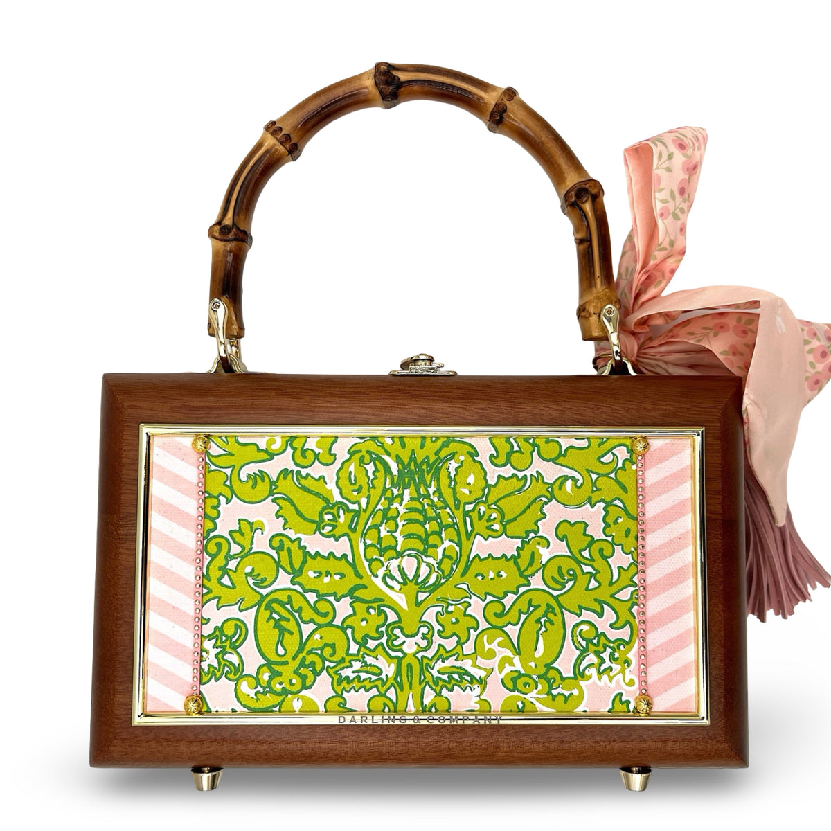 Pink in the Greenery Bag