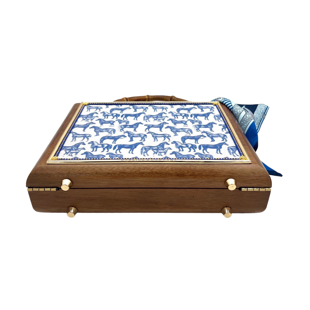 Saratoga Toile Bag - Darling Clutch Company