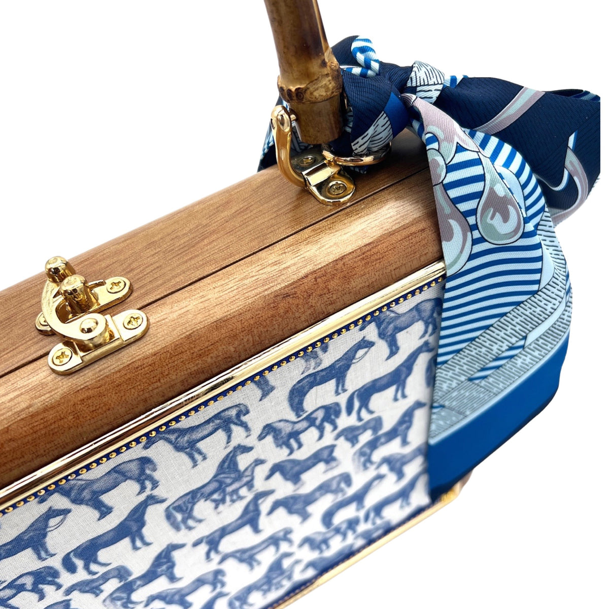 Saratoga Toile Bag - Darling Clutch Company