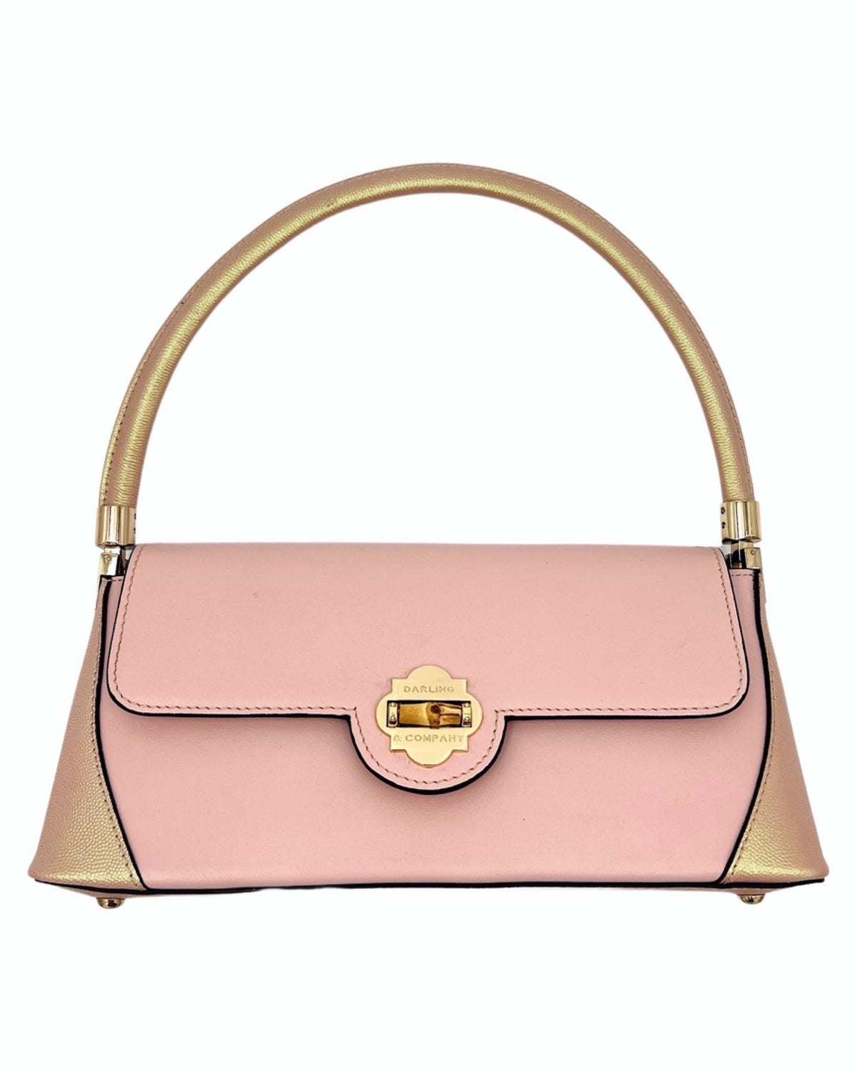 Trinity Bag in Ballet Pink - Darling Clutch Company