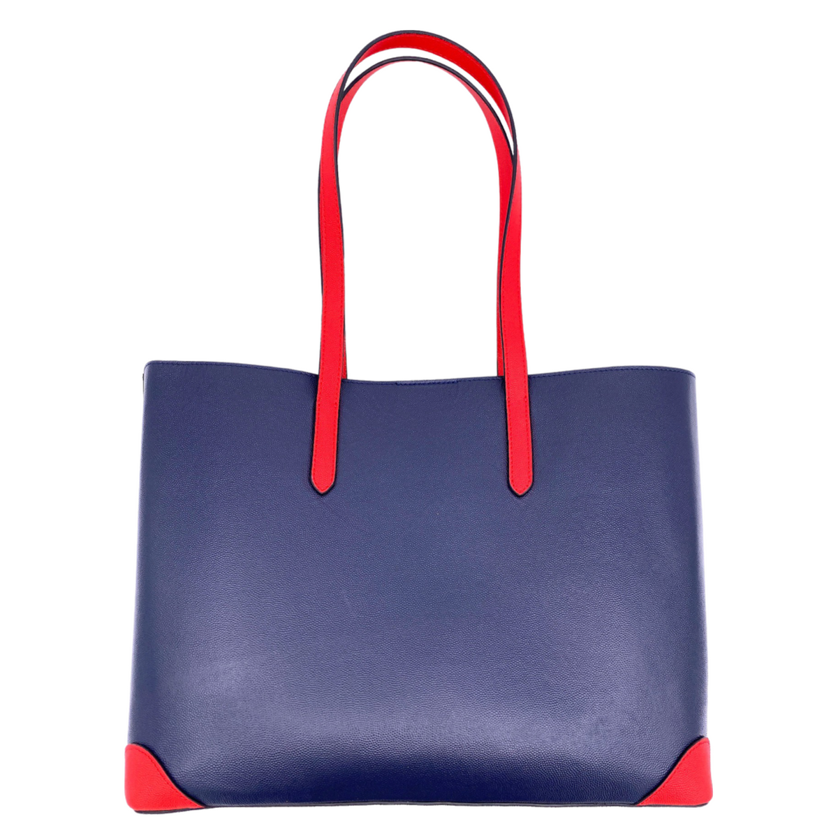 Atlas Tote in Navy/Red - Darling Clutch Company