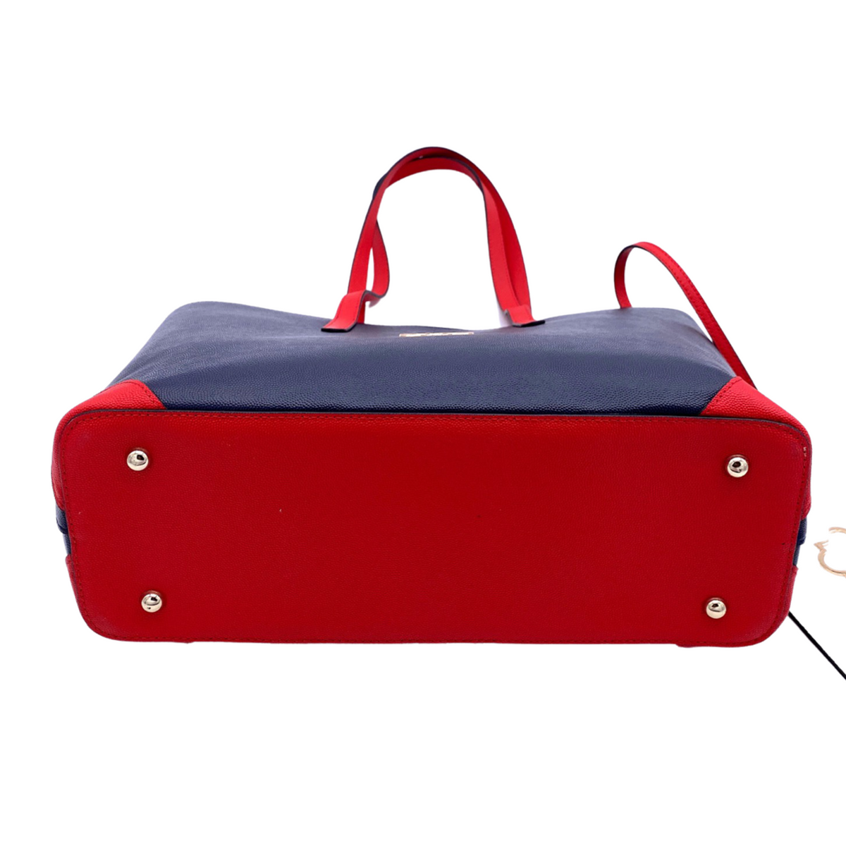 Atlas Tote in Navy/Red - Darling Clutch Company