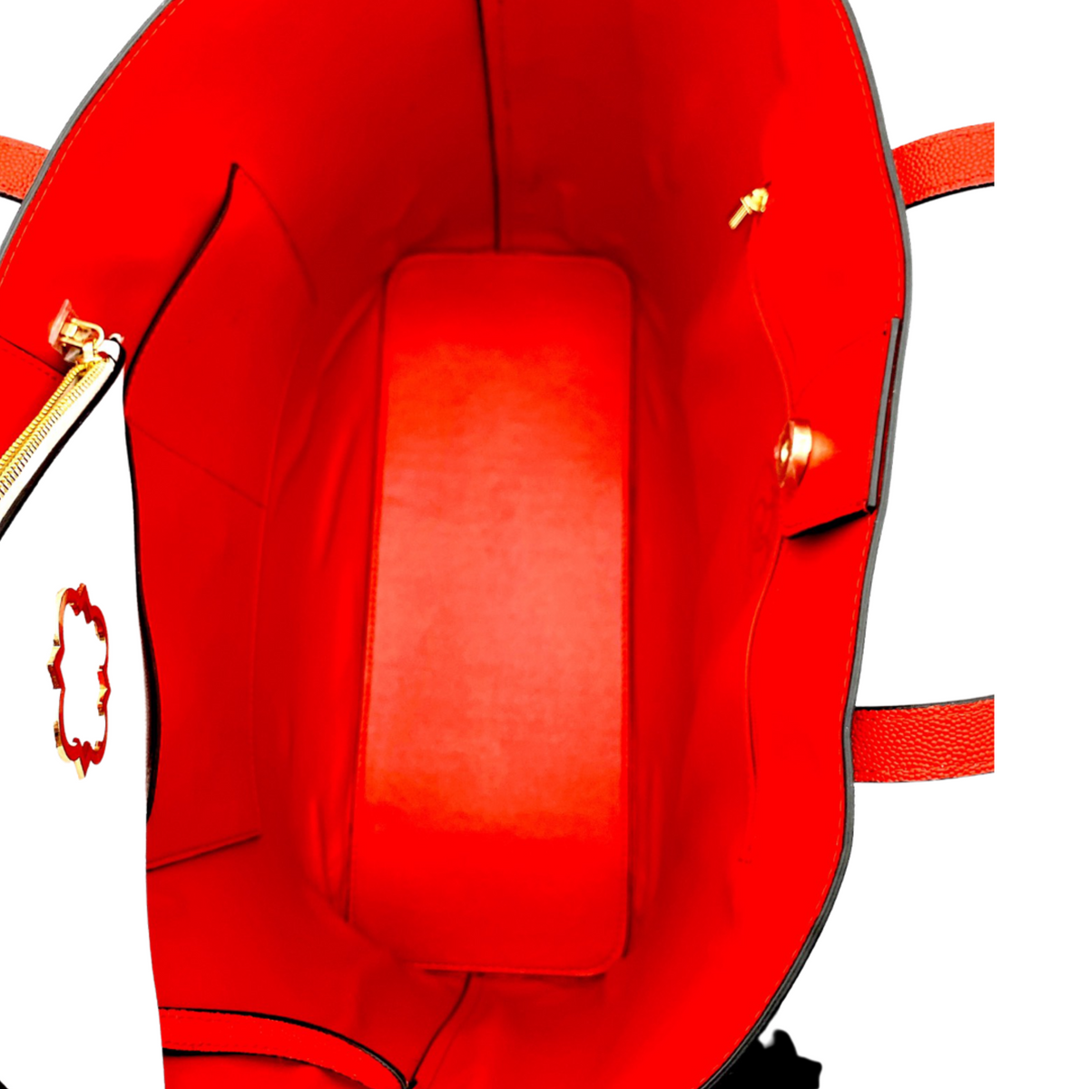 Atlas Tote in Navy/Red - Darling Clutch Company