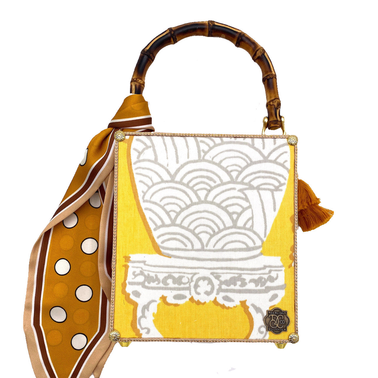 Chinoiserie Golden Beauty Bag