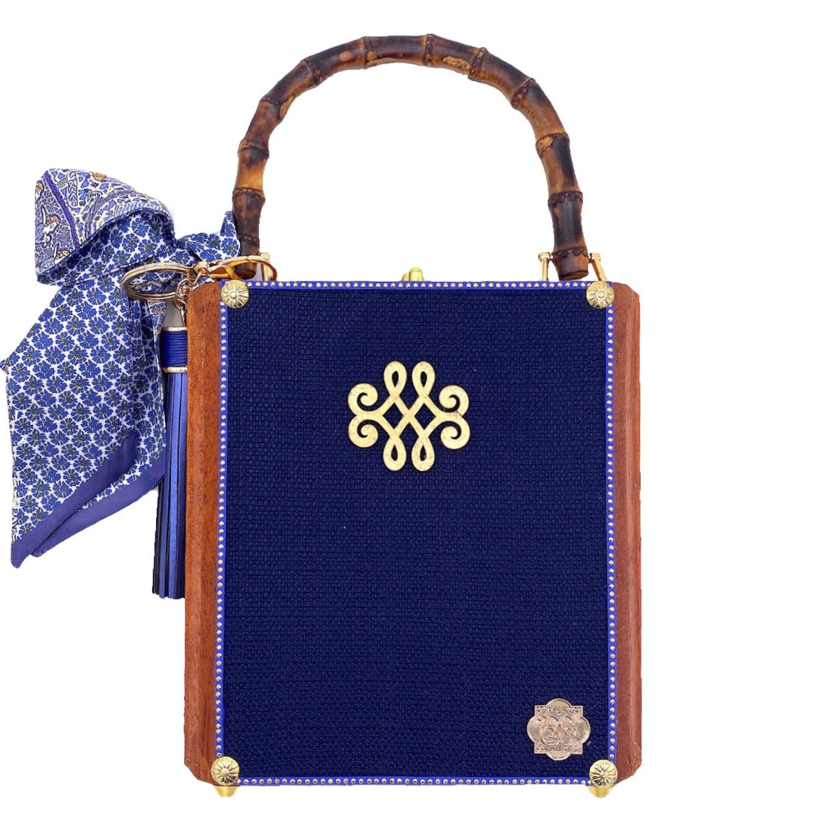 Cornflower Bird Mural Bag - Darling Clutch Company