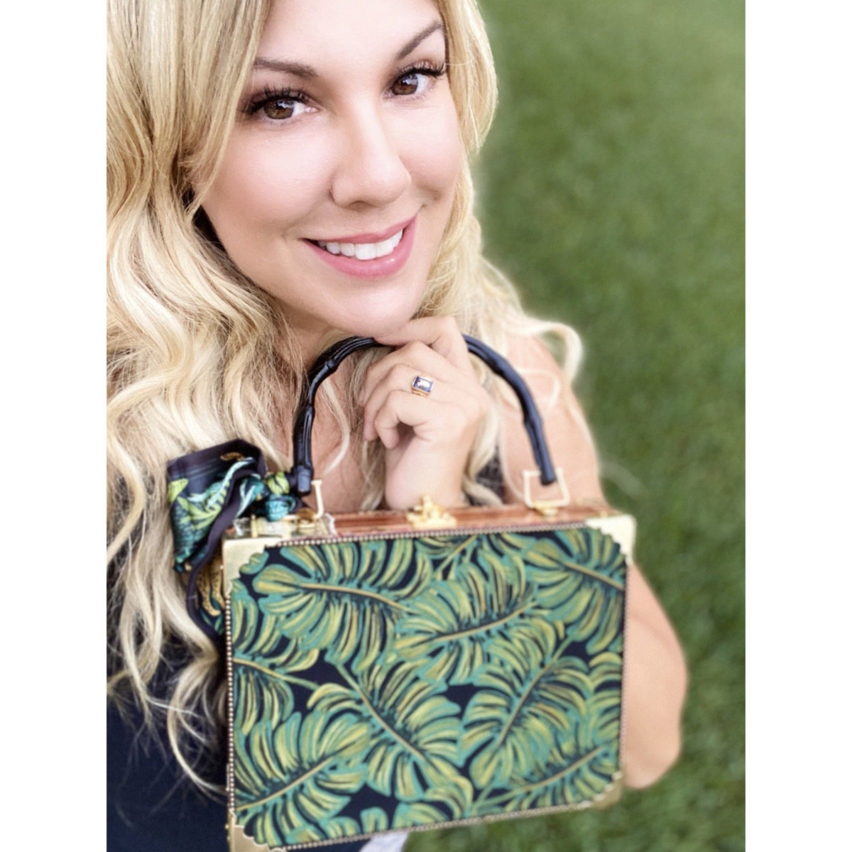 Dark and Palmy 22 Bag - Darling Clutch Company