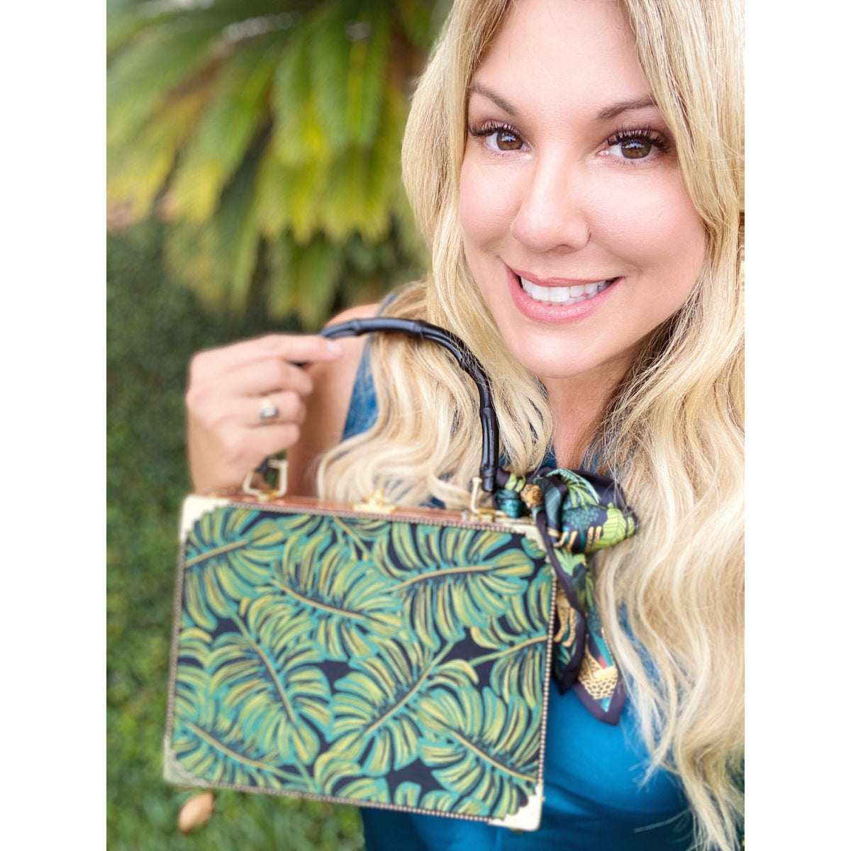 Dark and Palmy 22 Bag - Darling Clutch Company