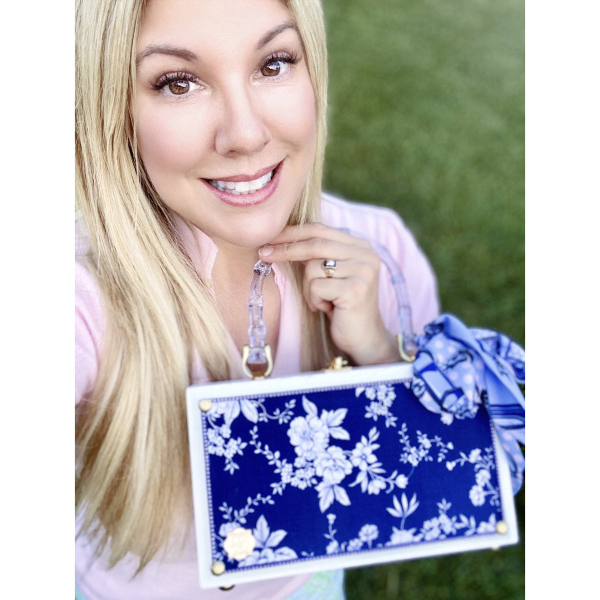 Grand Indigo Bag - Darling Clutch Company