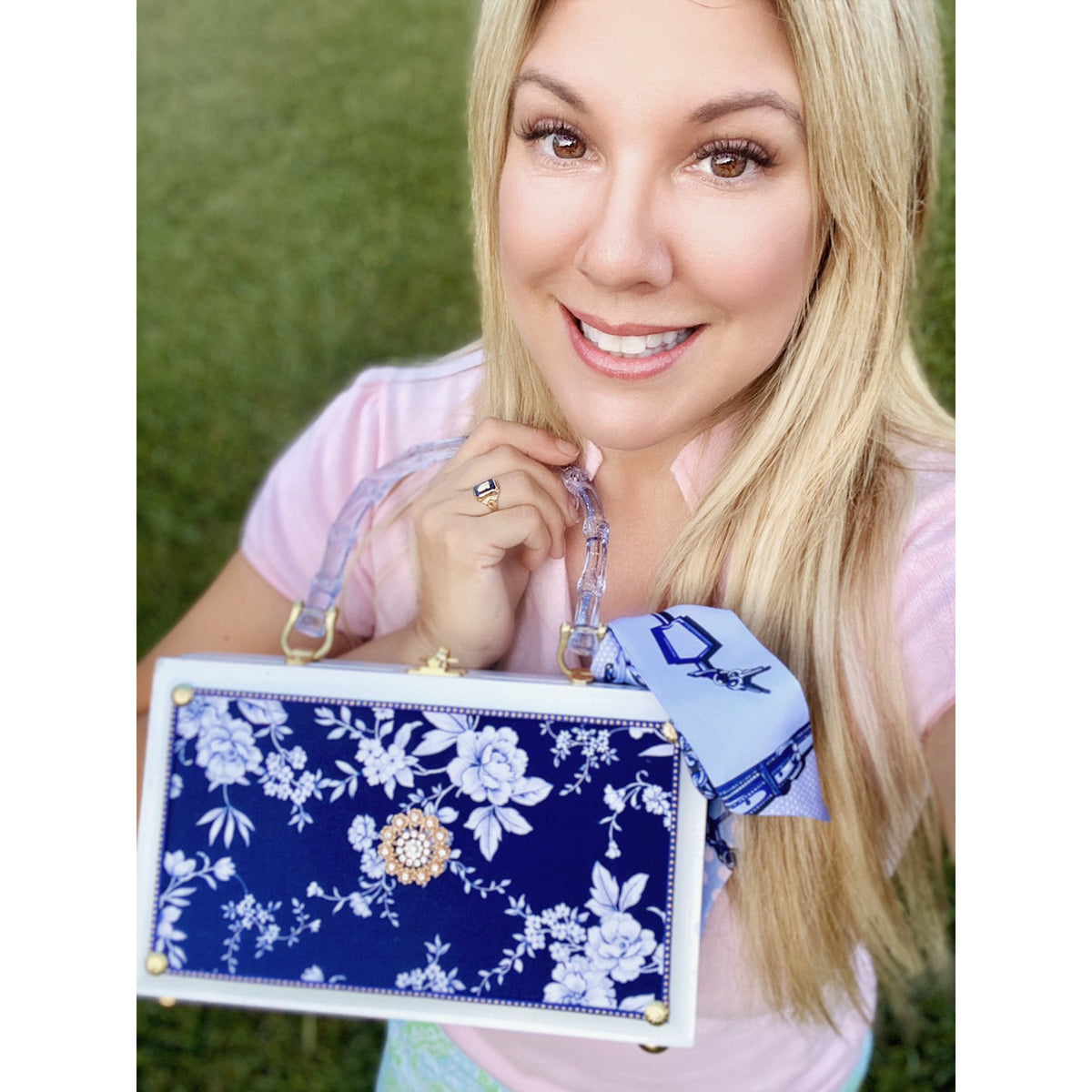 Grand Indigo Bag - Darling Clutch Company