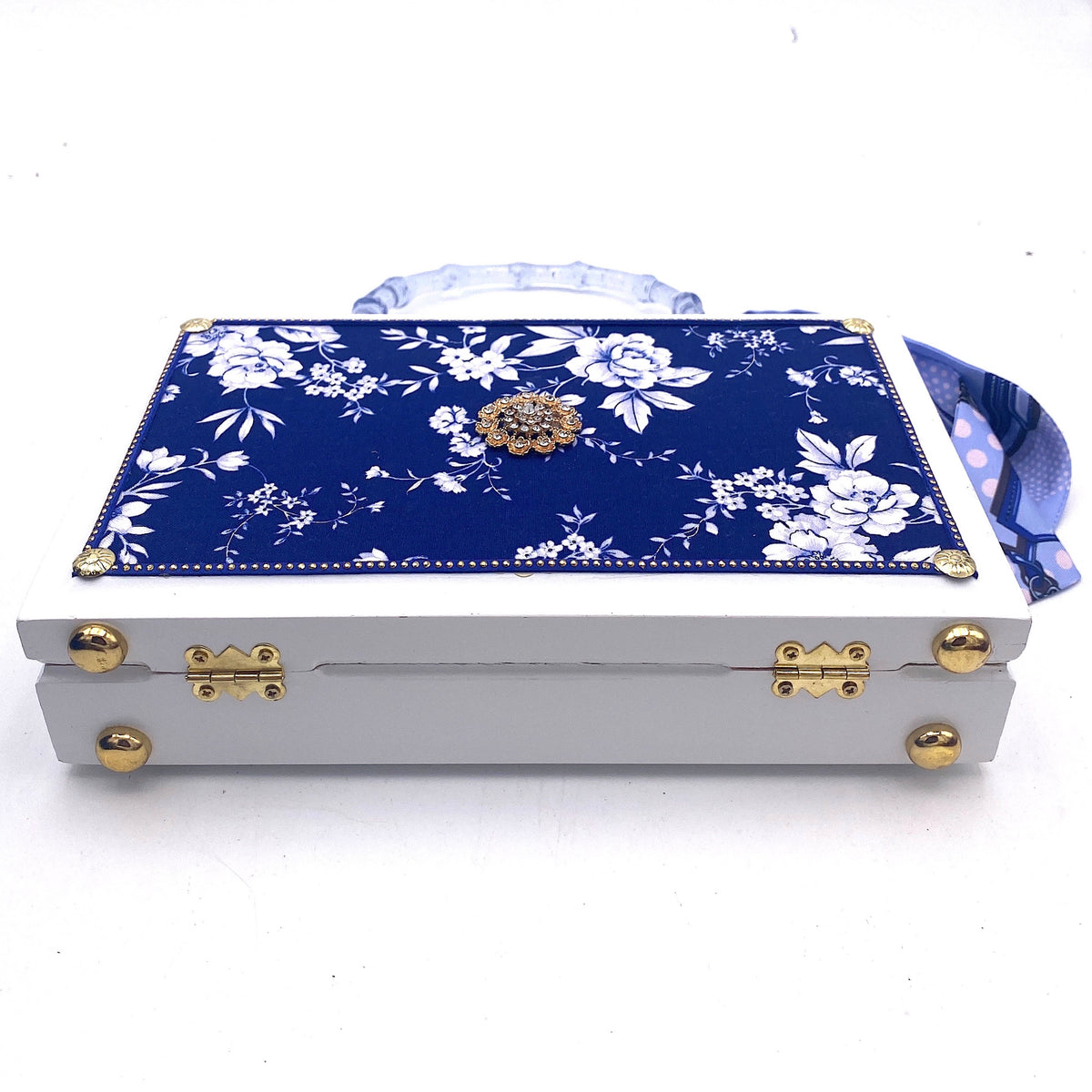 Grand Indigo Bag - Darling Clutch Company