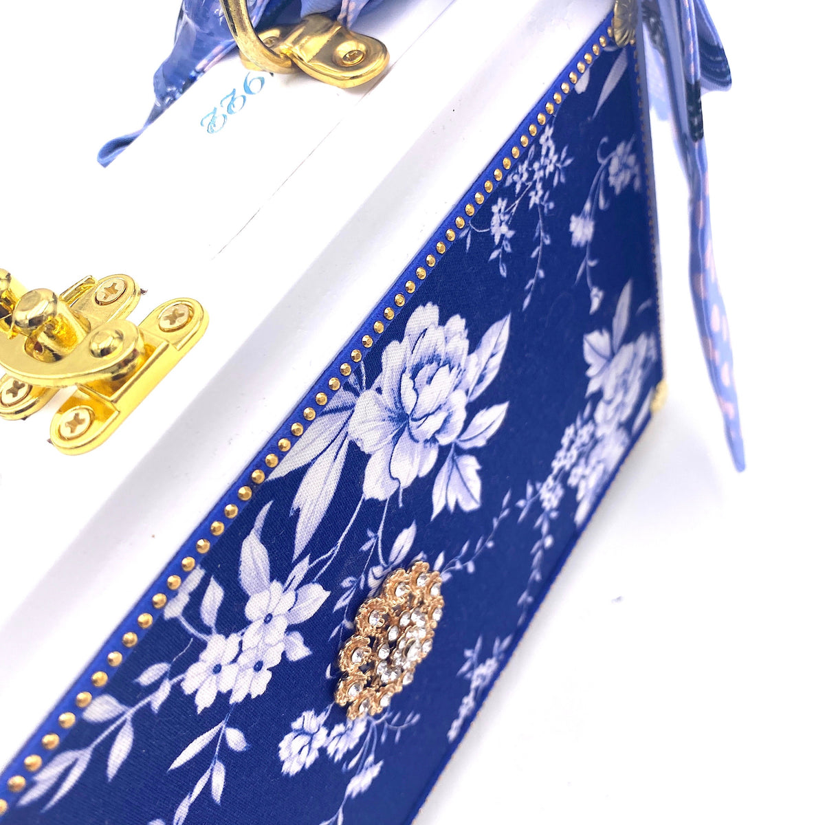 Grand Indigo Bag - Darling Clutch Company