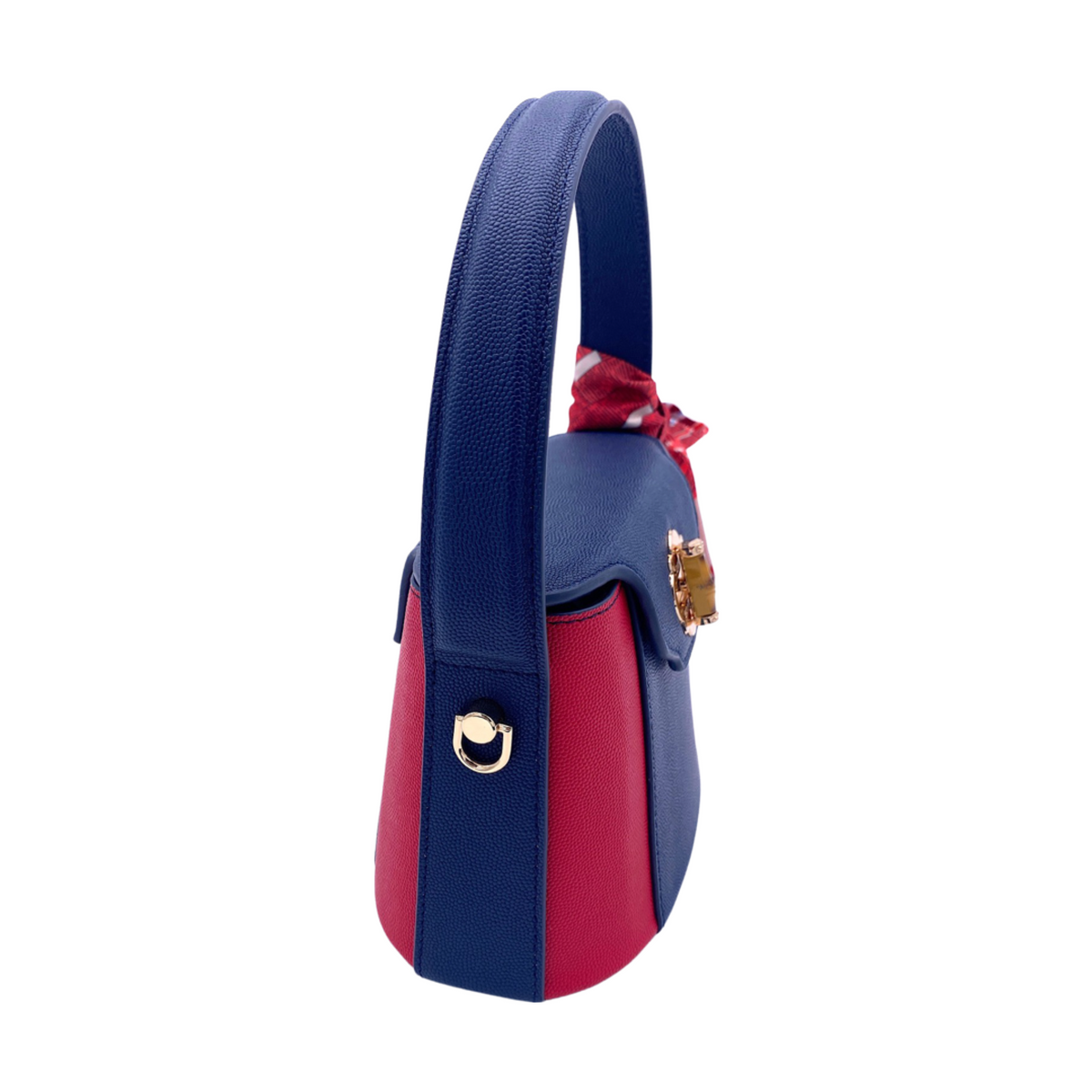 Harper Bag in Navy/Red - Darling Clutch Company