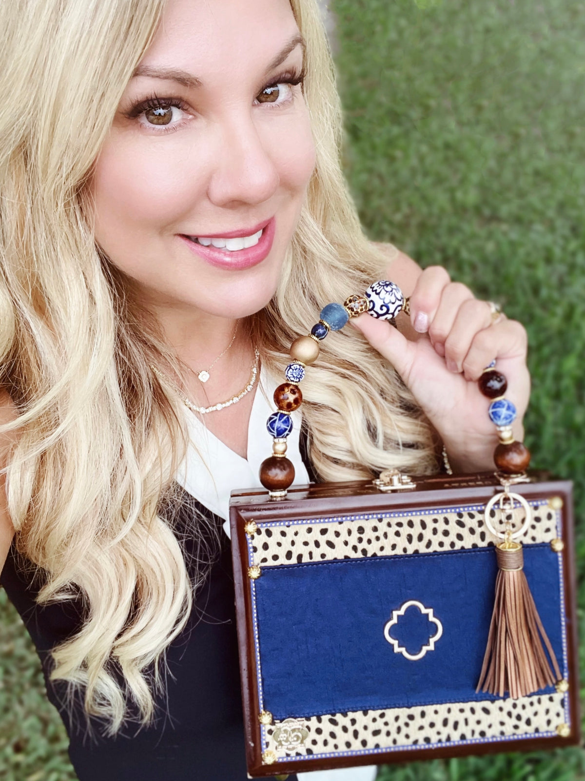 India at Midnight Bag - Darling Clutch Company