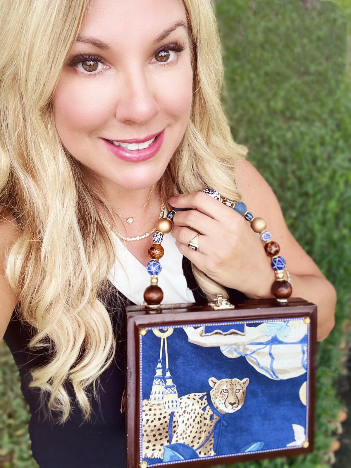 India at Midnight Bag - Darling Clutch Company