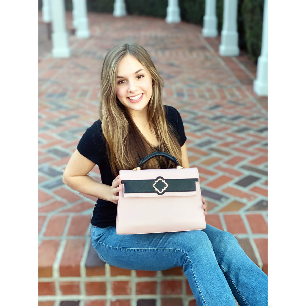 Lauren Bag in Pink - Darling Clutch Company