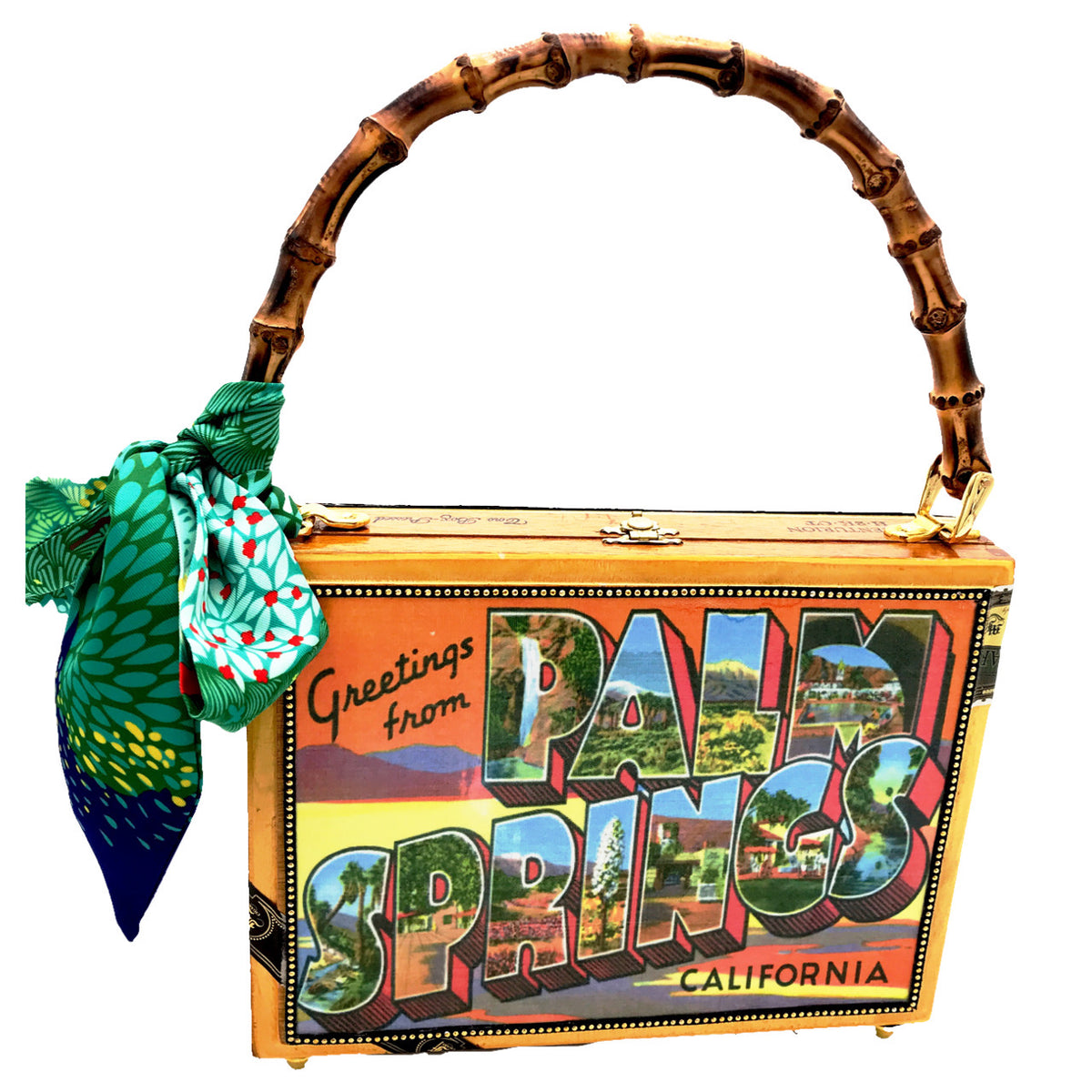 Palm Springs Postcard Bag - Darling Clutch Company