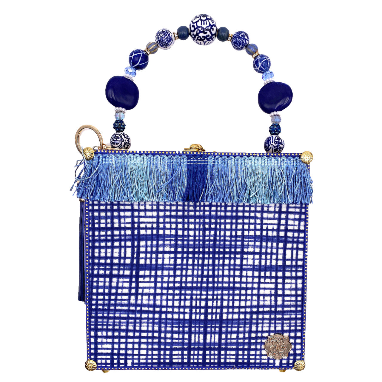 Pawley's Toile Blue Bag