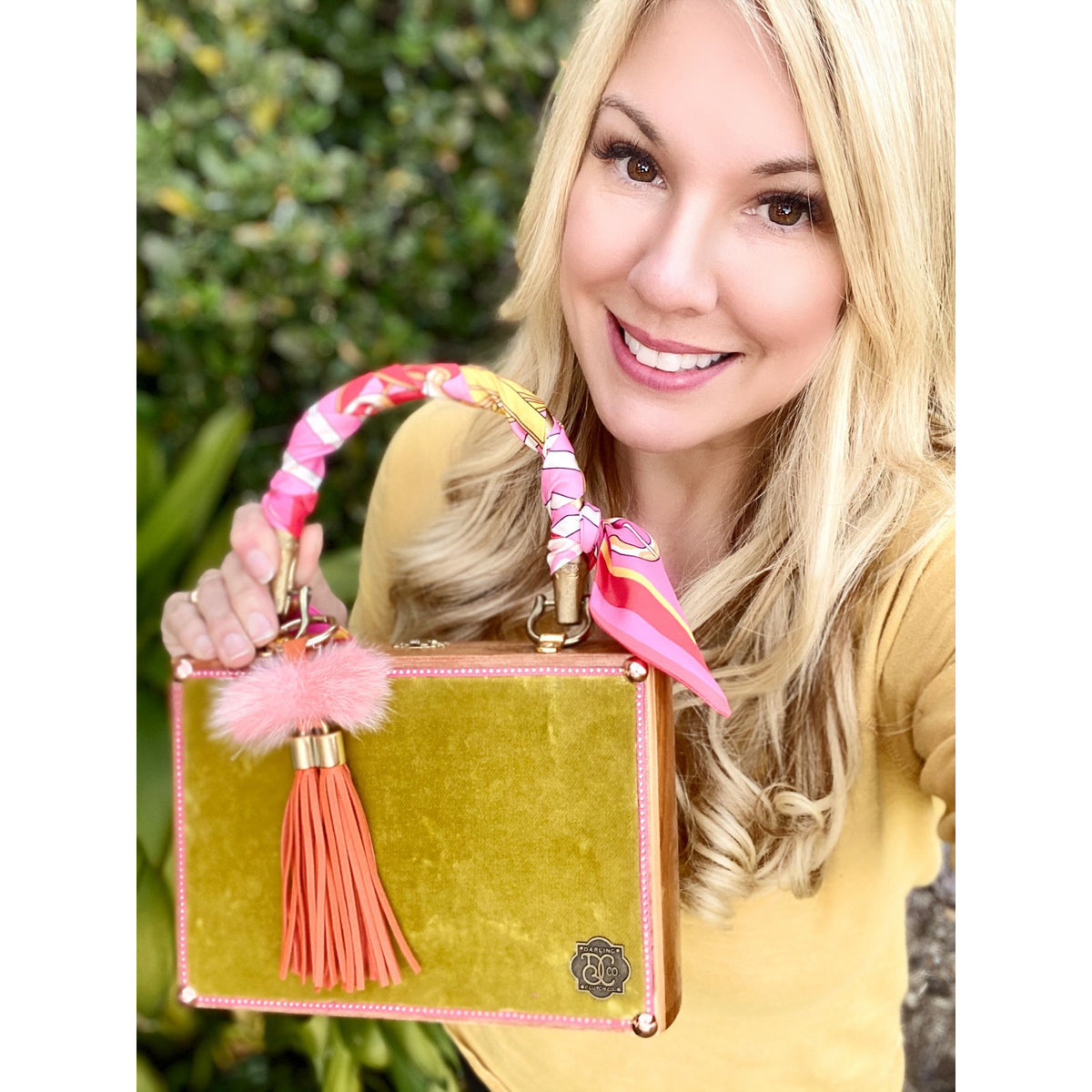 Pink Chandelier II Bag - Darling Clutch Company