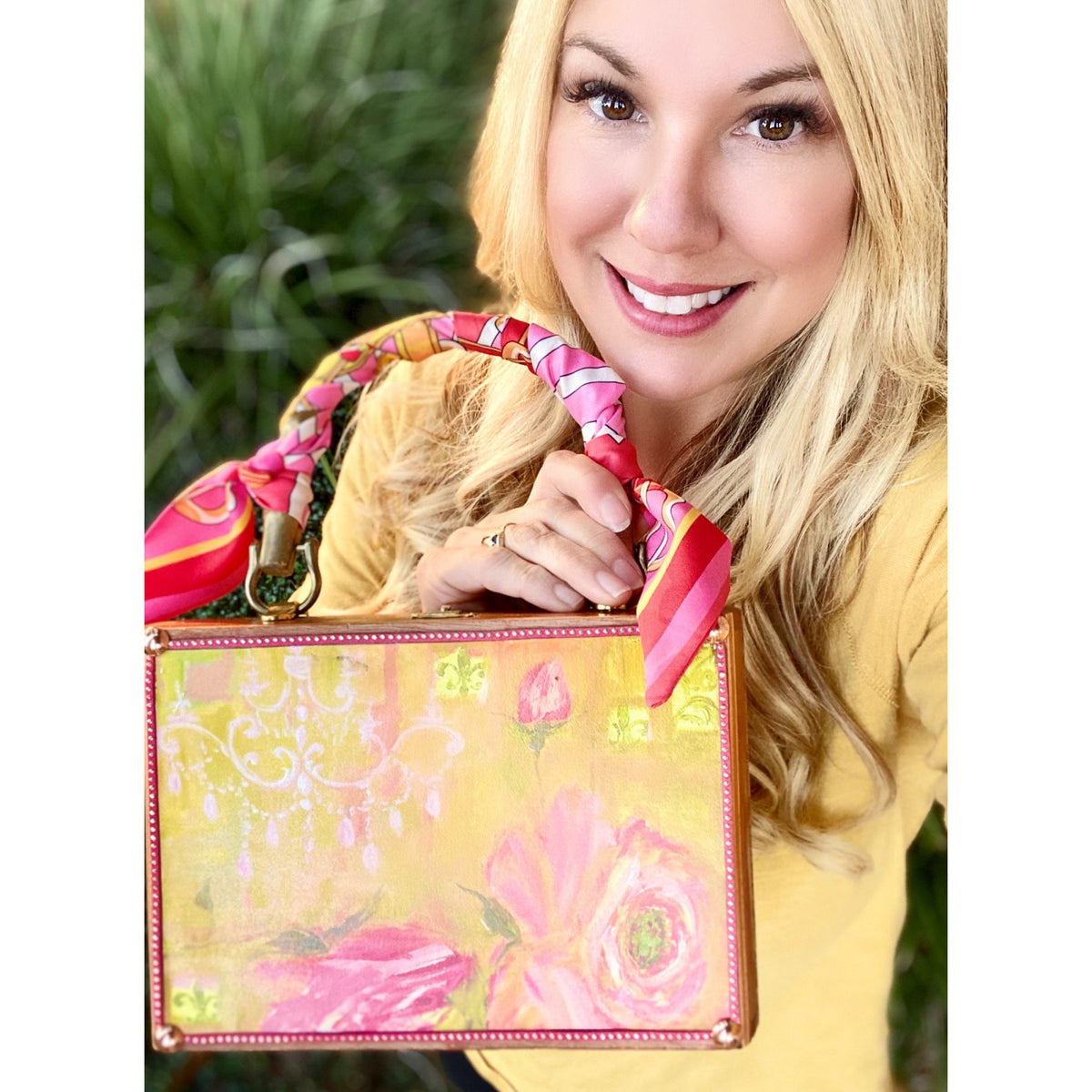 Pink Chandelier II Bag - Darling Clutch Company