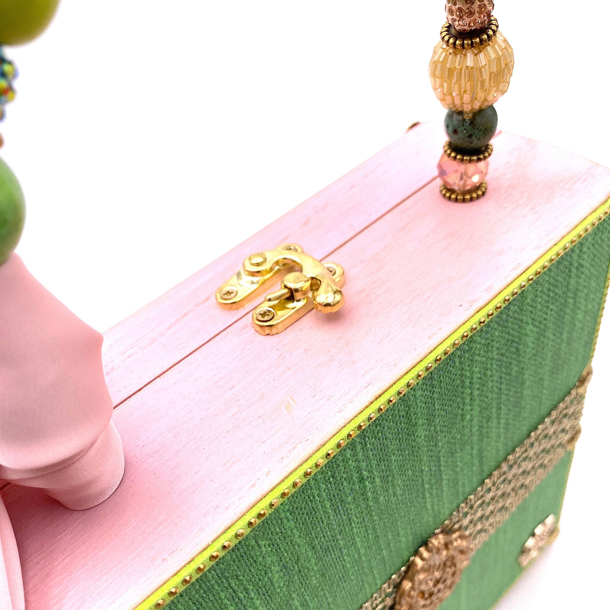 Pink in the Greenery Bag - Darling Clutch Company