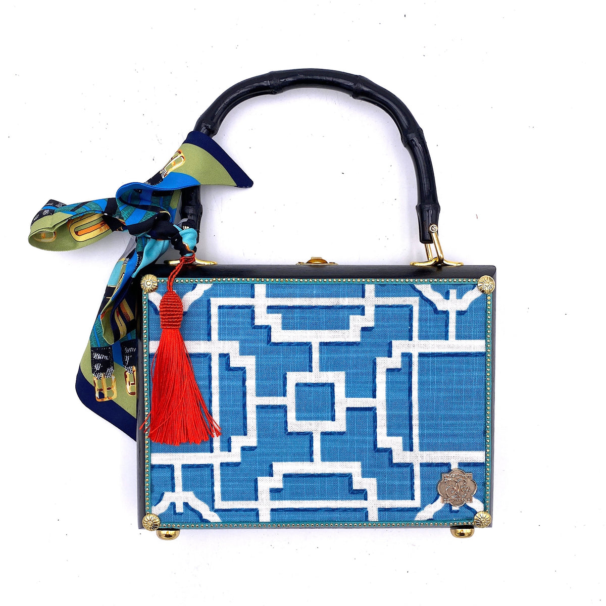 Shoji in Blue Bag - Darling Clutch Company