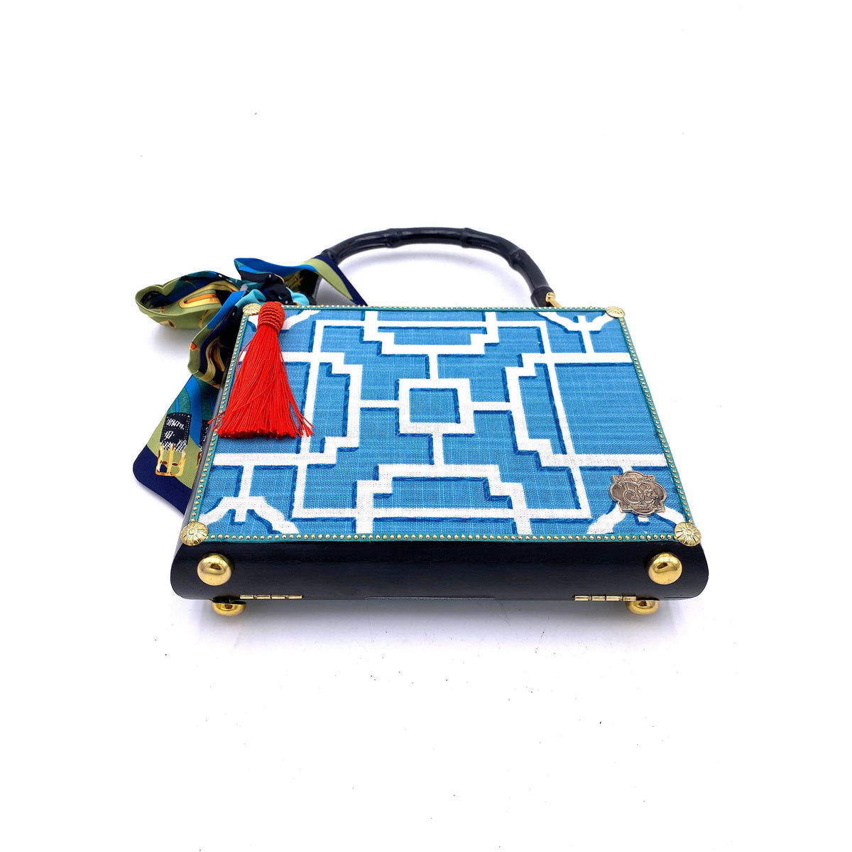 Shoji in Blue Bag - Darling Clutch Company