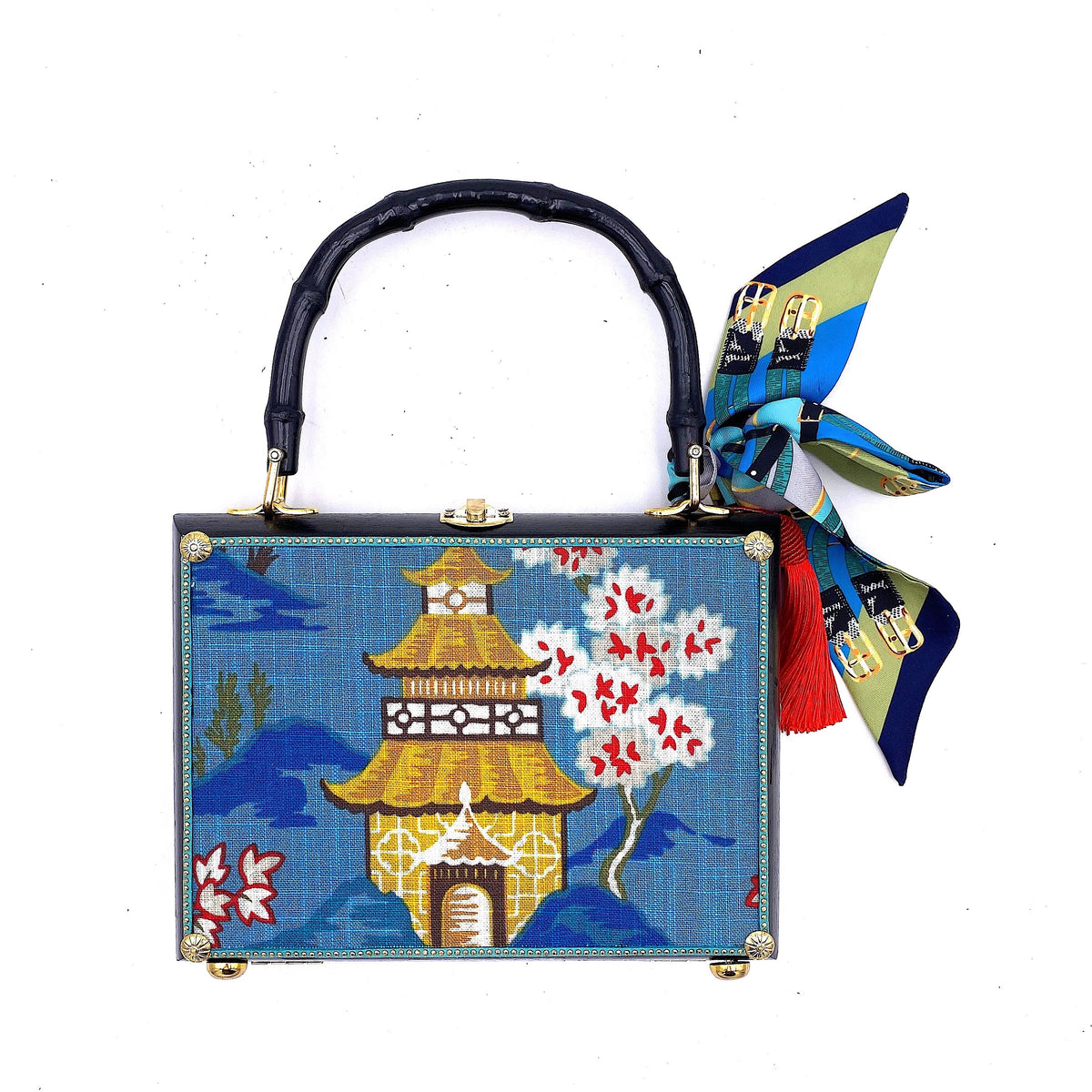 Shoji in Blue Bag - Darling Clutch Company
