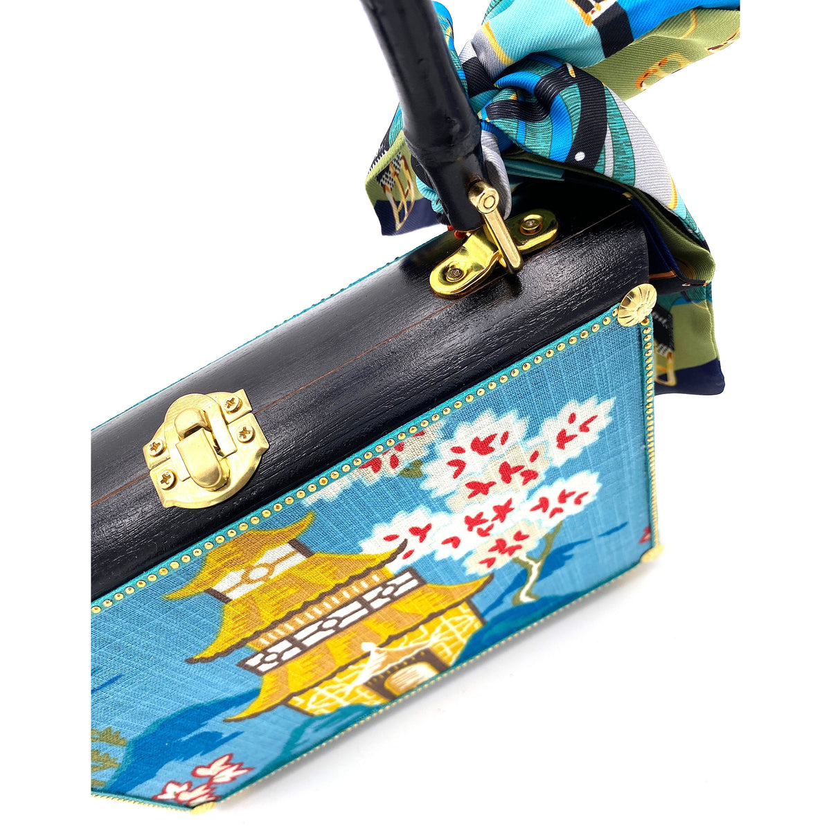 Shoji in Blue Bag - Darling Clutch Company