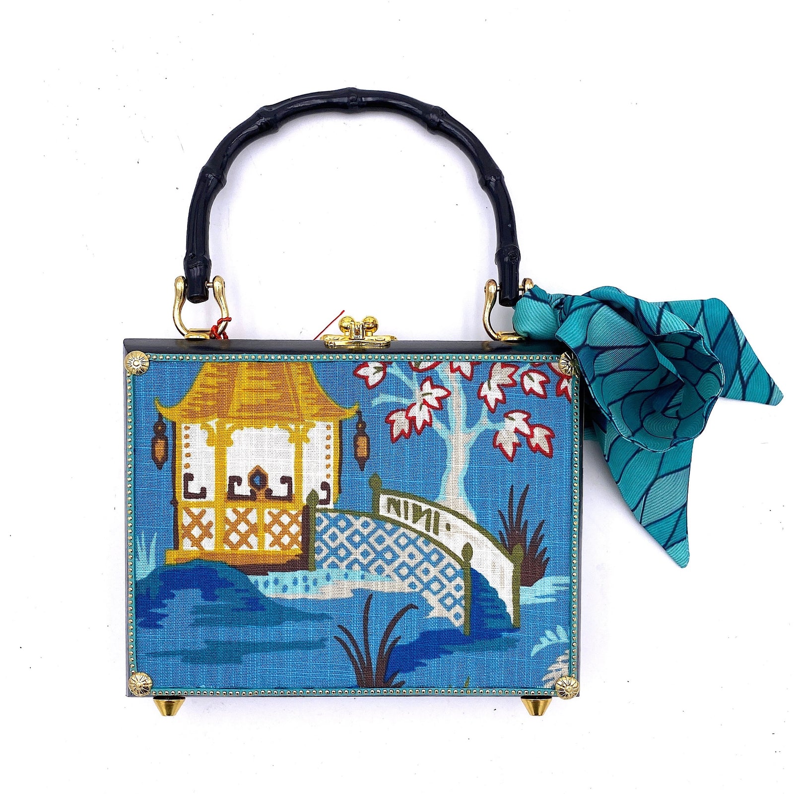 Darling & Company Field of Blue Cigar Box Bag – Southerngirlchic
