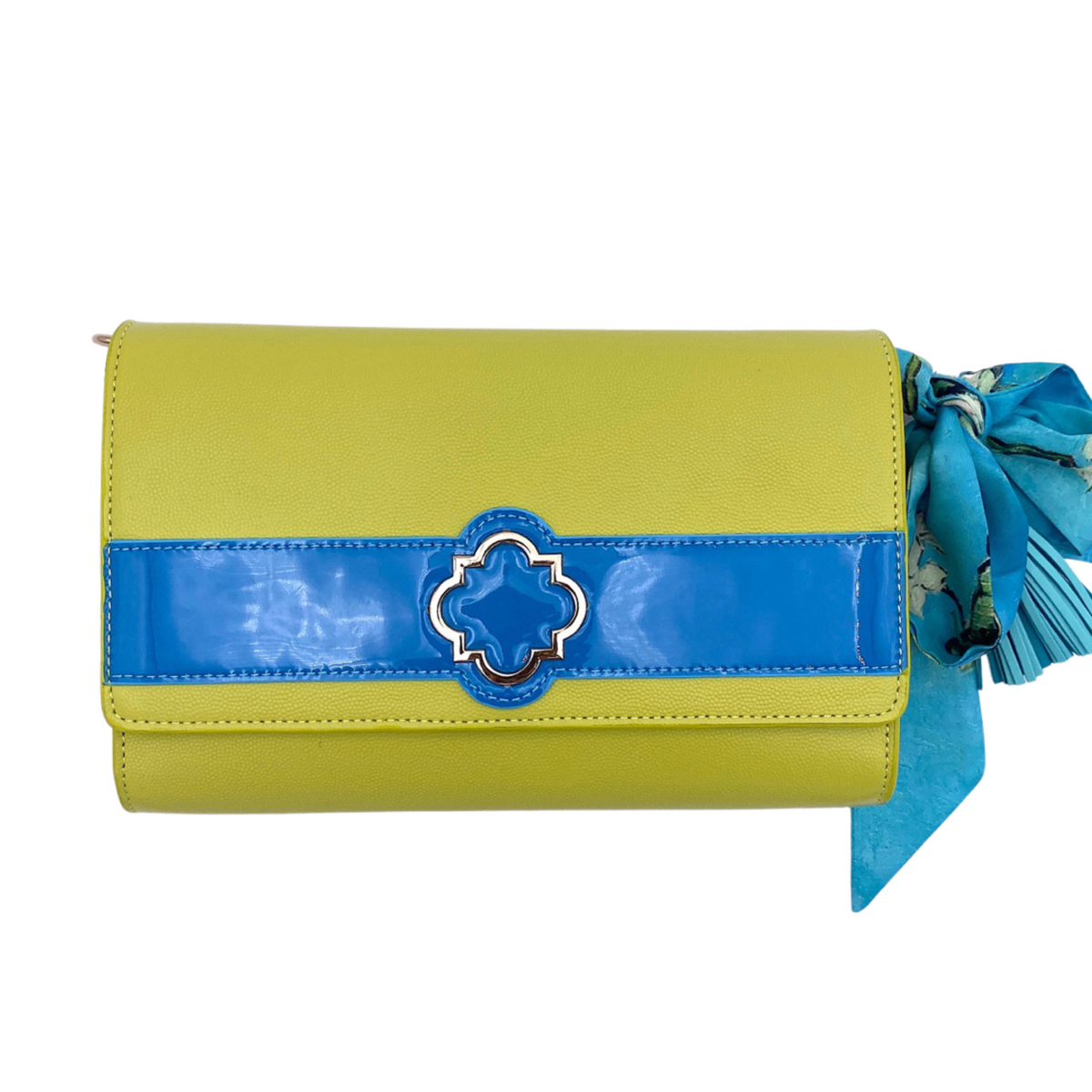 Sutton Clutch in Lime - Darling Clutch Company
