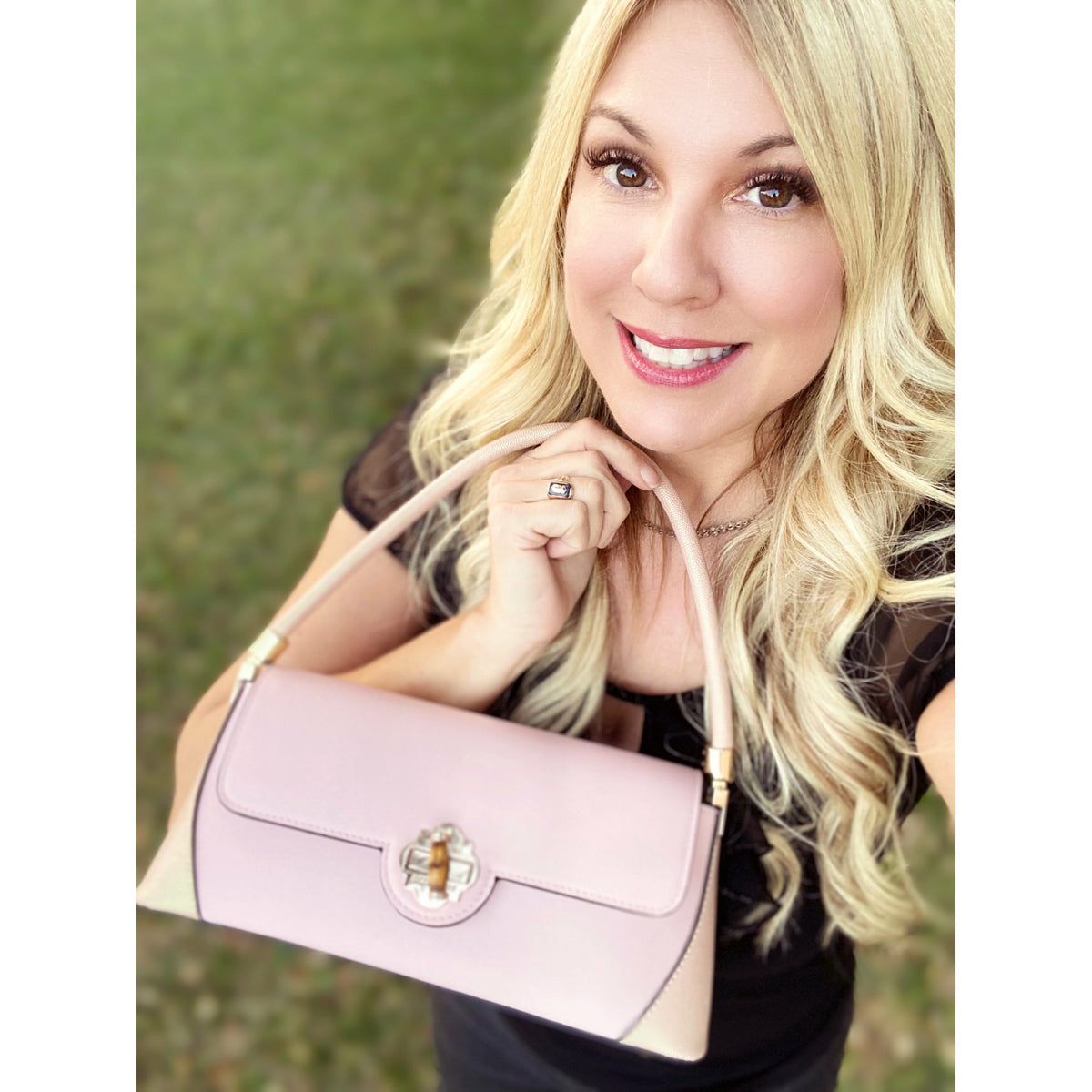 Trinity Bag in Ballet Pink - Darling Clutch Company