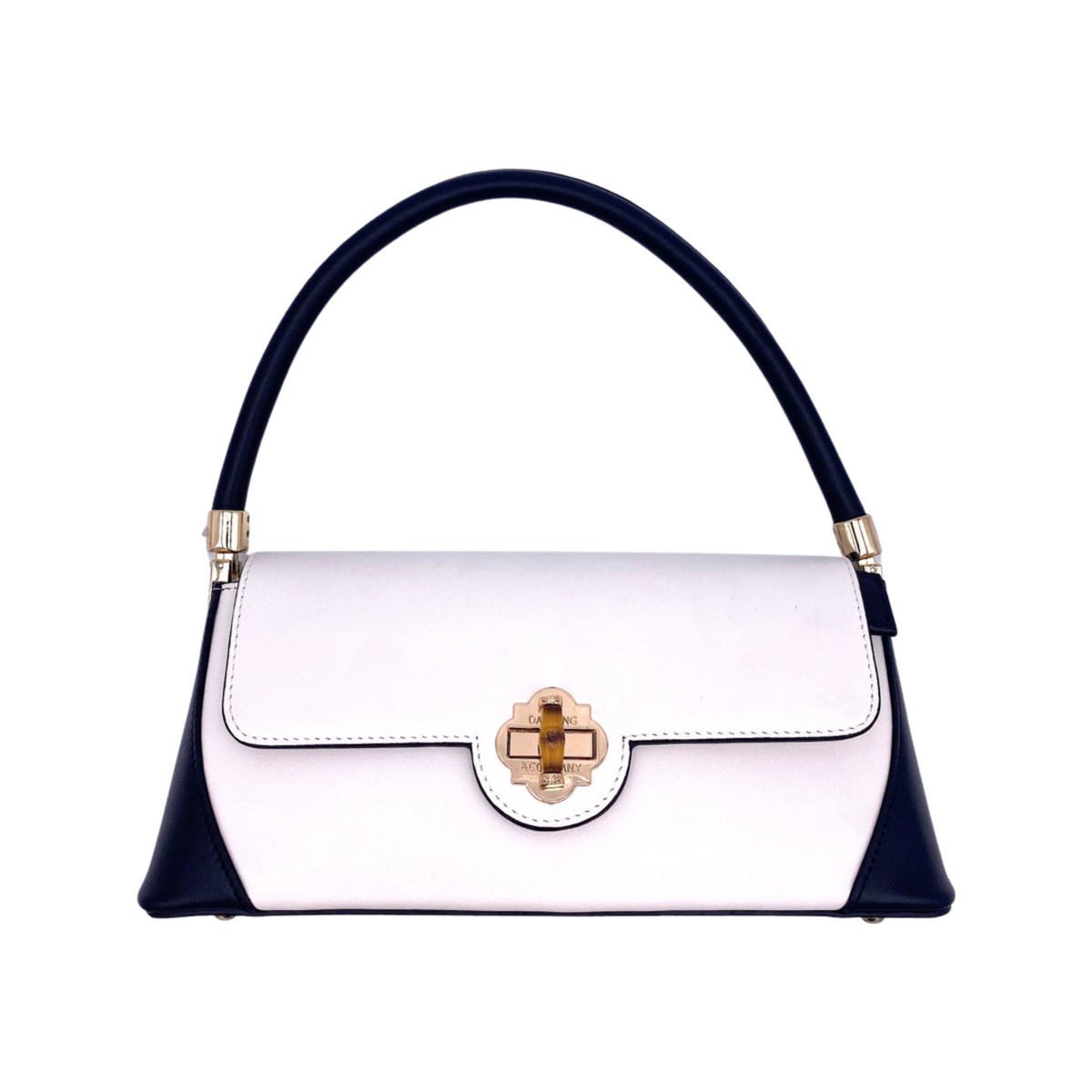 Trinity Bag in Black/Ivory - Darling Clutch Company