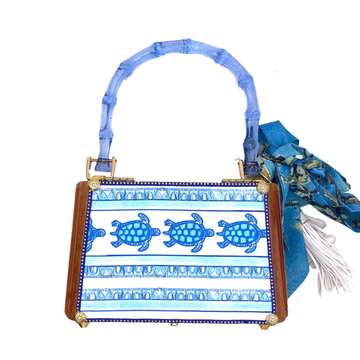 Turtles by the Sea Bag - Darling Clutch Company