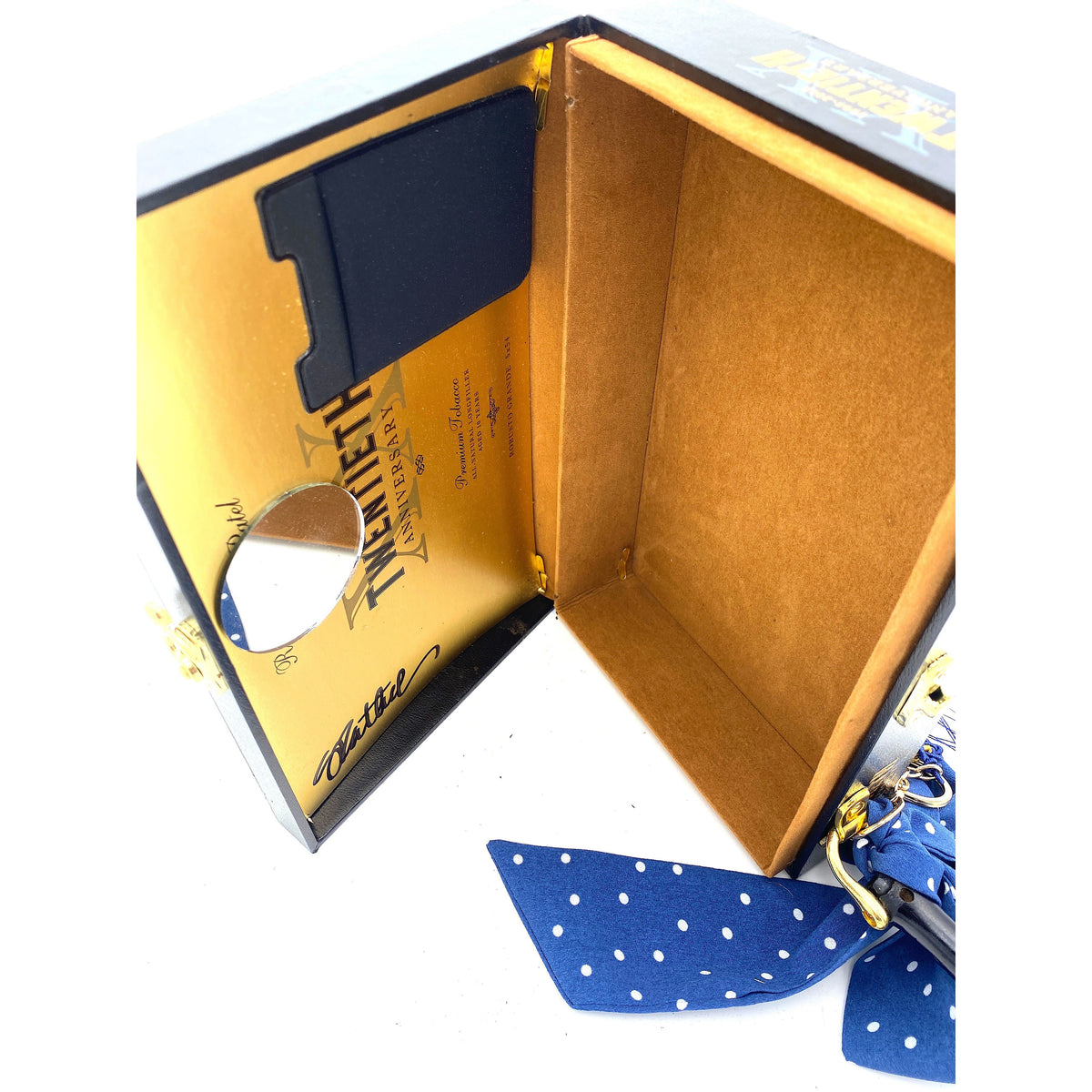 Vintage Indigo Leopard Bag - Darling Clutch Company