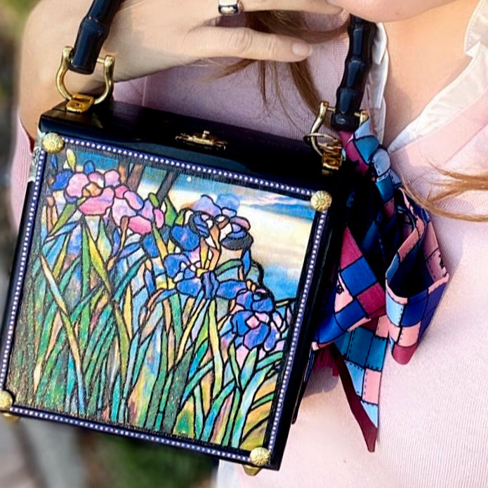 Tiffany Irises Bag